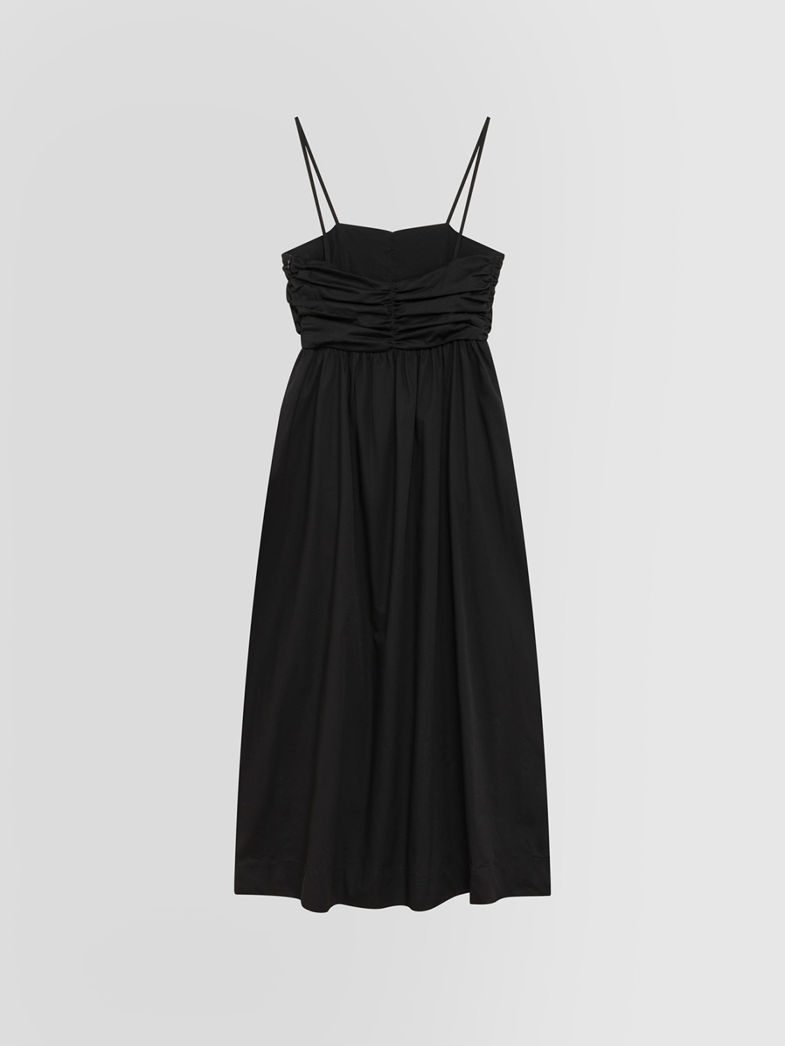 ALPHA STUDIO: CRINKLED POPLIN DRESS