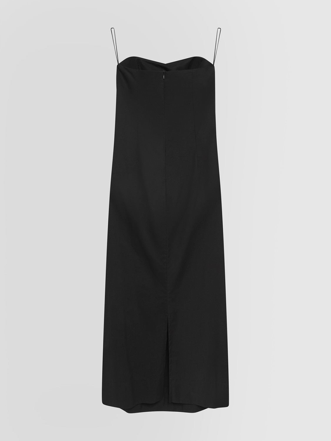 ALPHA STUDIO: VESTIDO ESCOTE CORAZÓN EN ALGODÓN TÉCNICO