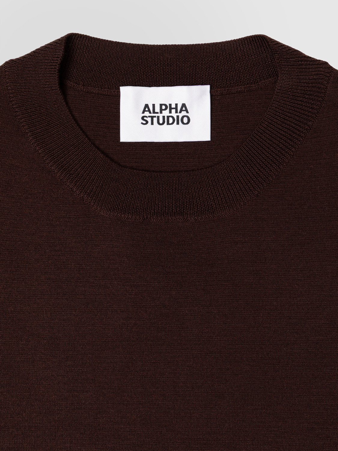 ALPHA STUDIO: ROBE ÉVASÉE EN MAILLE