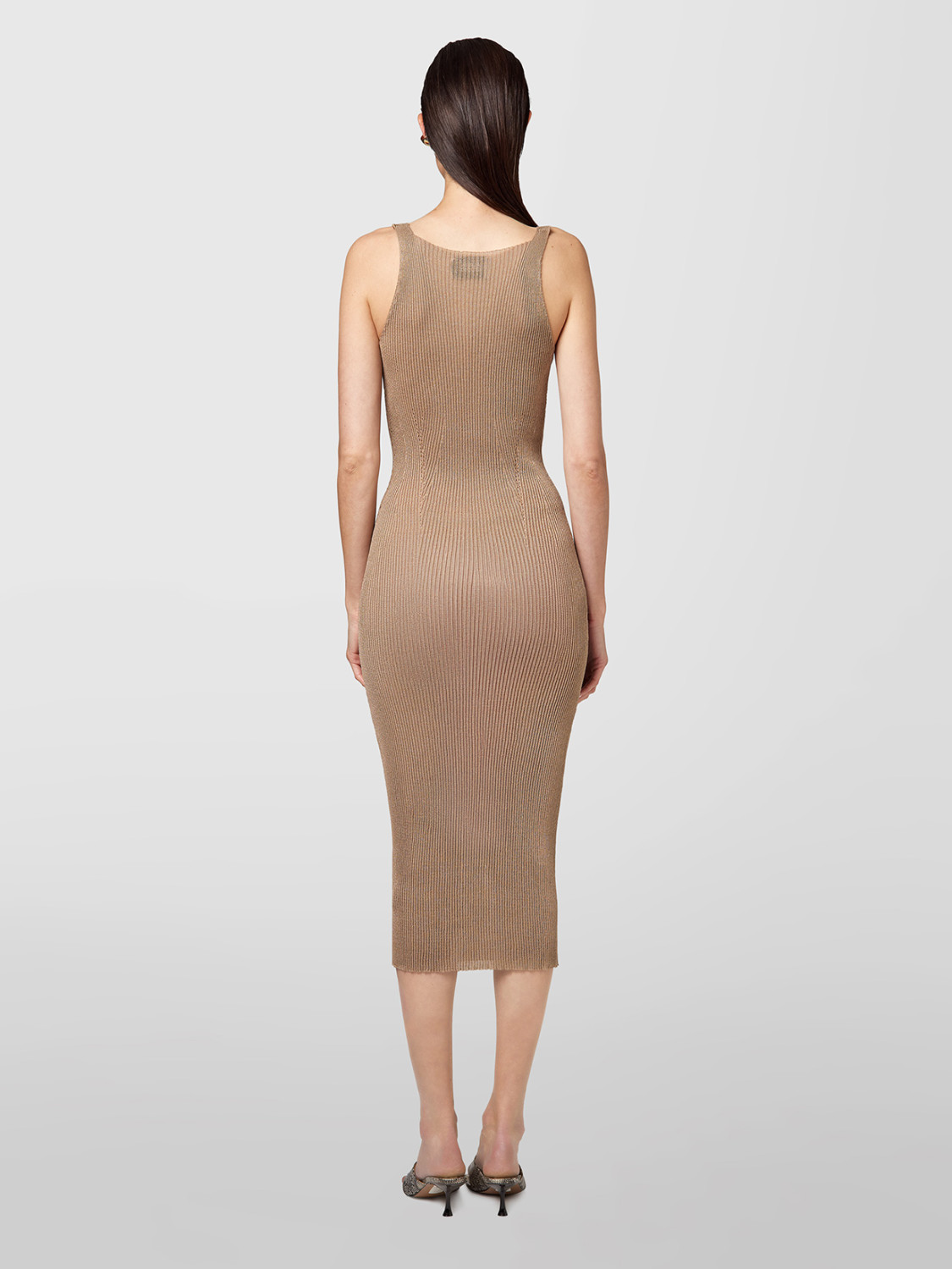 ALPHA STUDIO: VESTIDO EFECTO HUMEDO