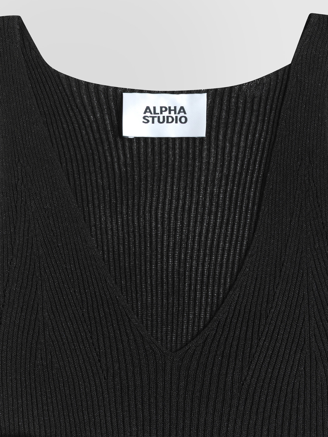 ALPHA STUDIO: VESTIDO EFECTO HUMEDO