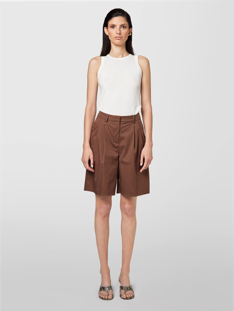 BERMUDA IN COTONE TECNICO