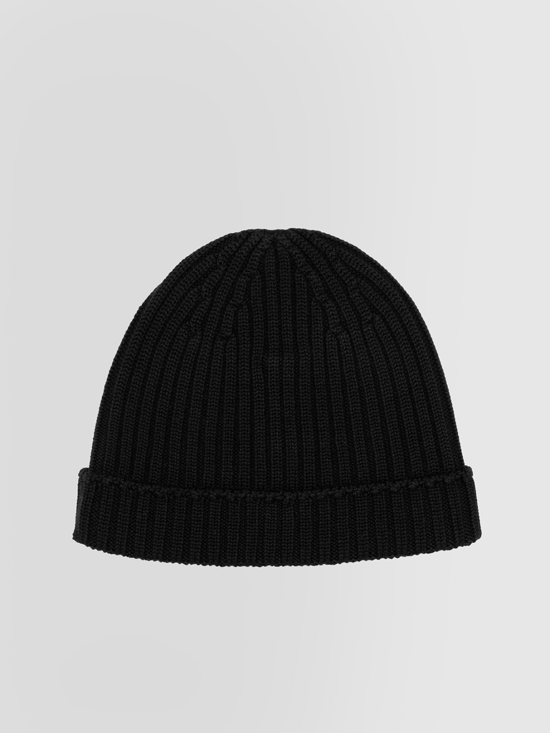 ALPHA STUDIO: CAP IN RIBBED MERINO WOOL