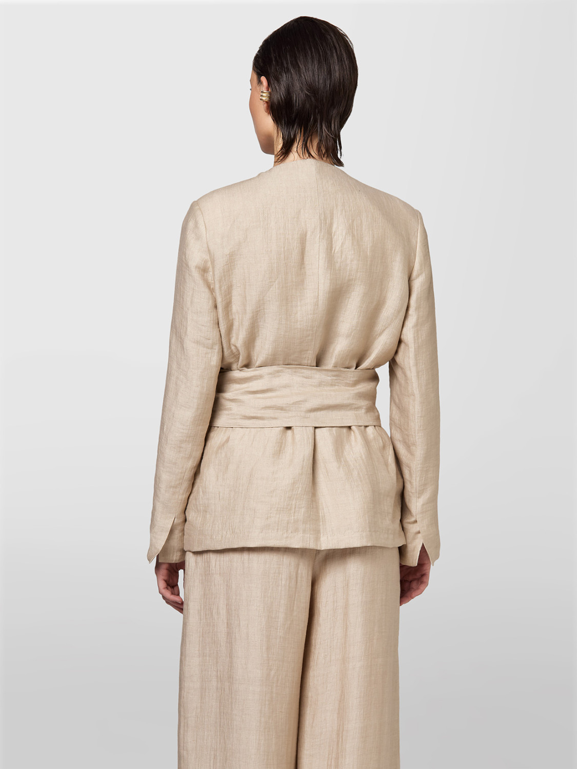 ALPHA STUDIO: BLAZER IN LINO