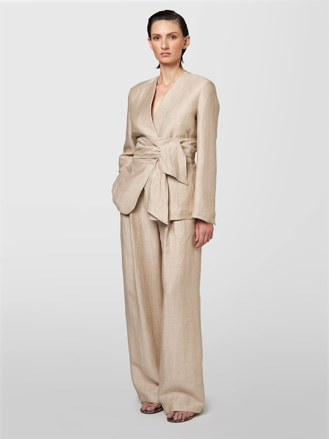 ALPHA STUDIO: BLAZER IN LINO