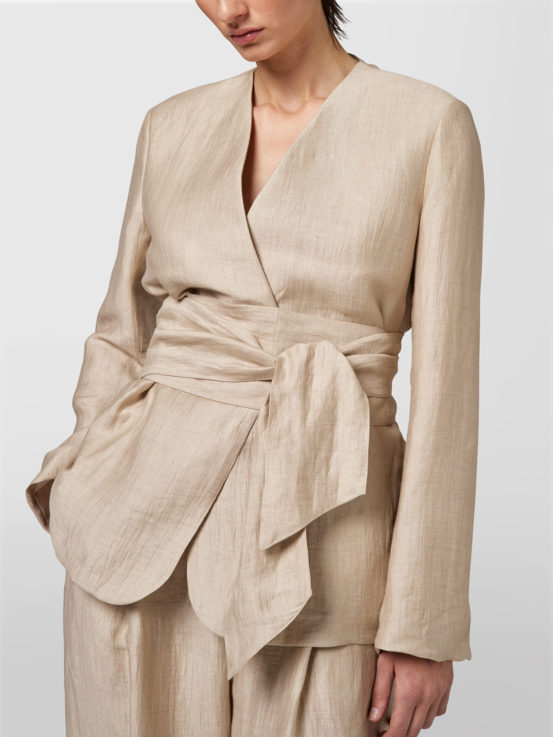 ALPHA STUDIO: BLAZER IN LINO