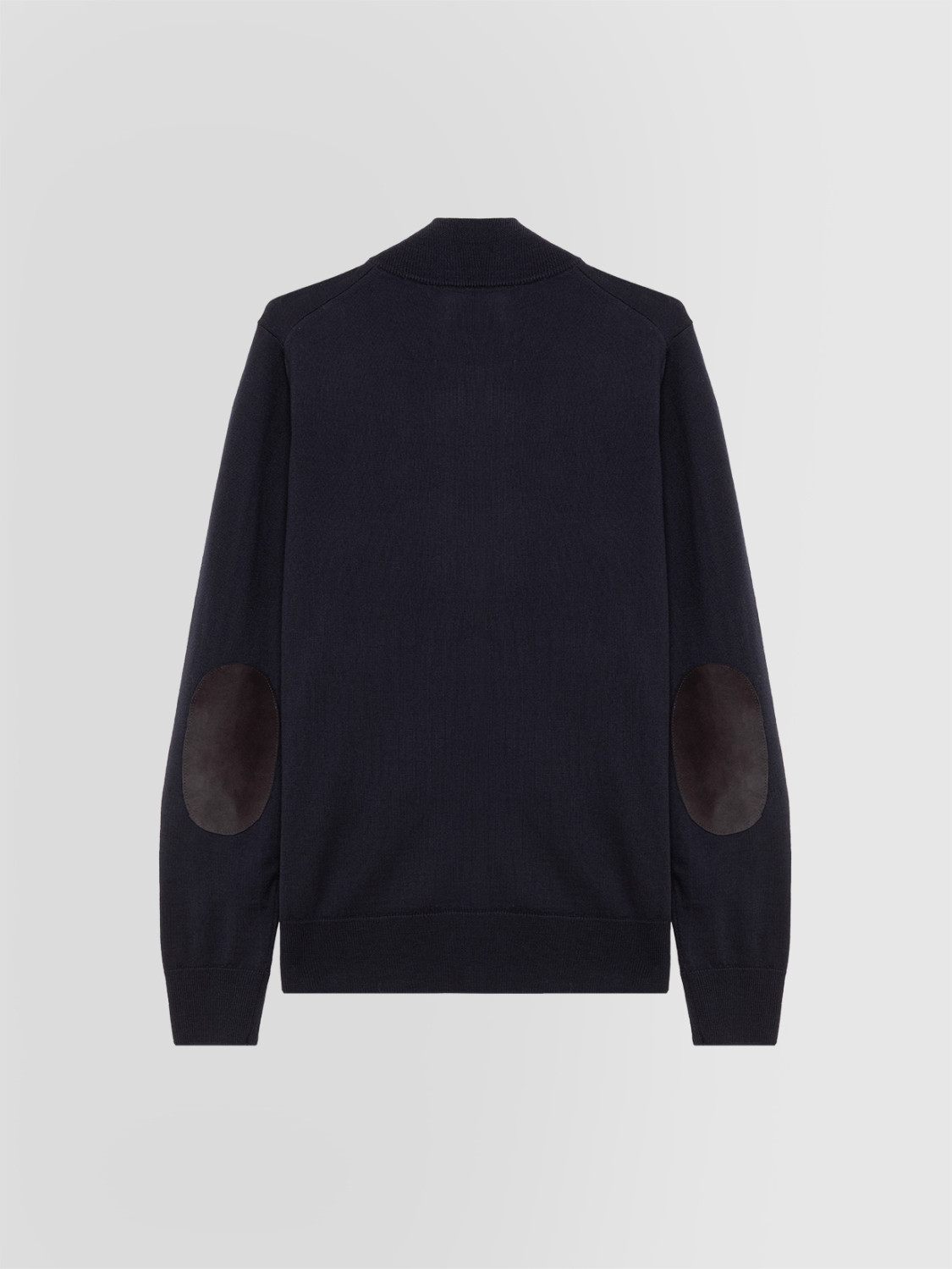 ALPHA STUDIO: BLOUSON CON BOTONES Y CODERAS EN LANA MERINO