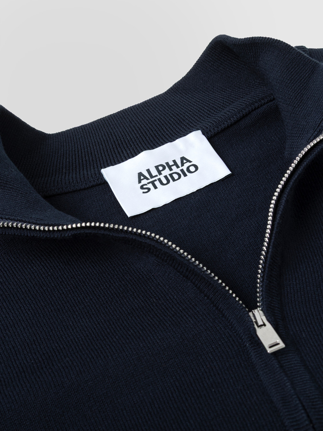 ALPHA STUDIO: JACKET WITH ZIP