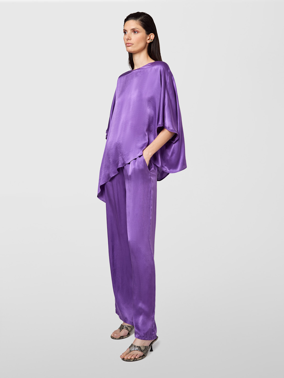 ALPHA STUDIO: BLUSA SETA SATIN