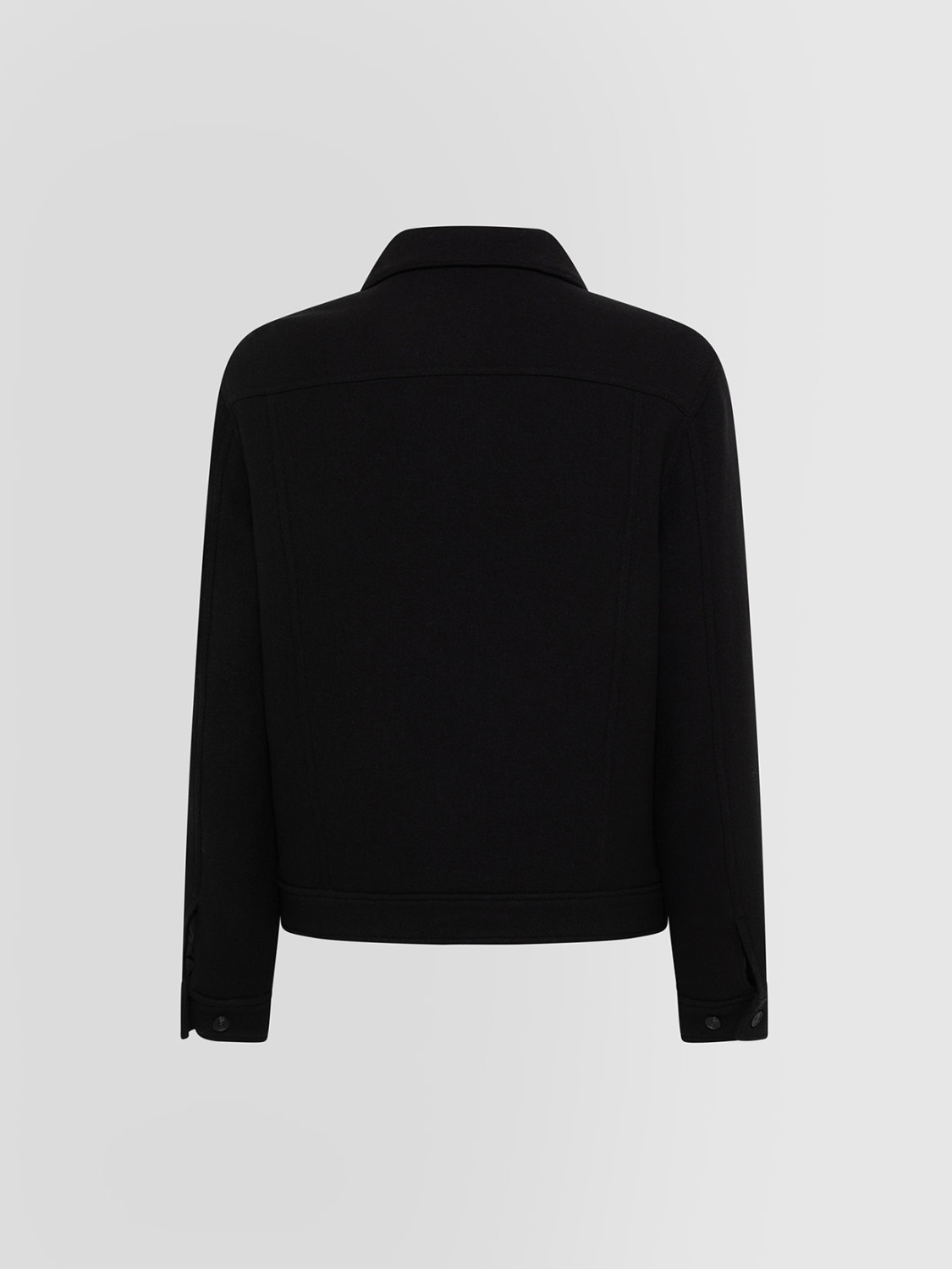 ALPHA STUDIO: BOMBER JACKET IN WOOL FELT