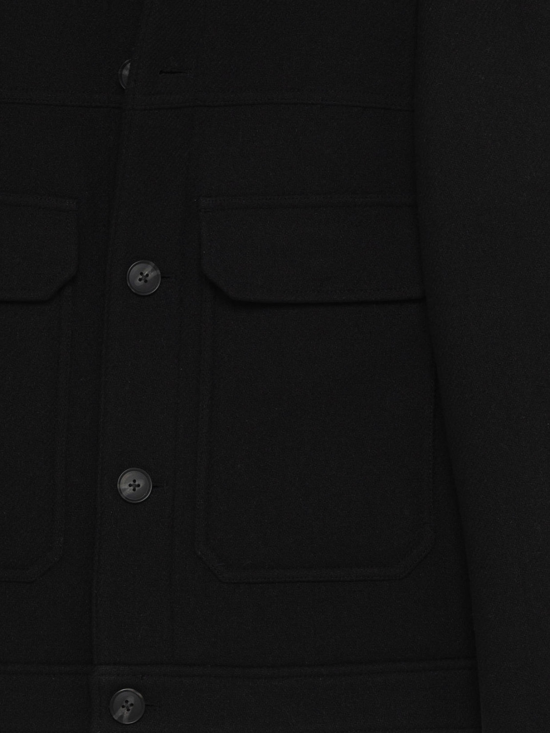 ALPHA STUDIO: BOMBER JACKET IN WOOL FELT