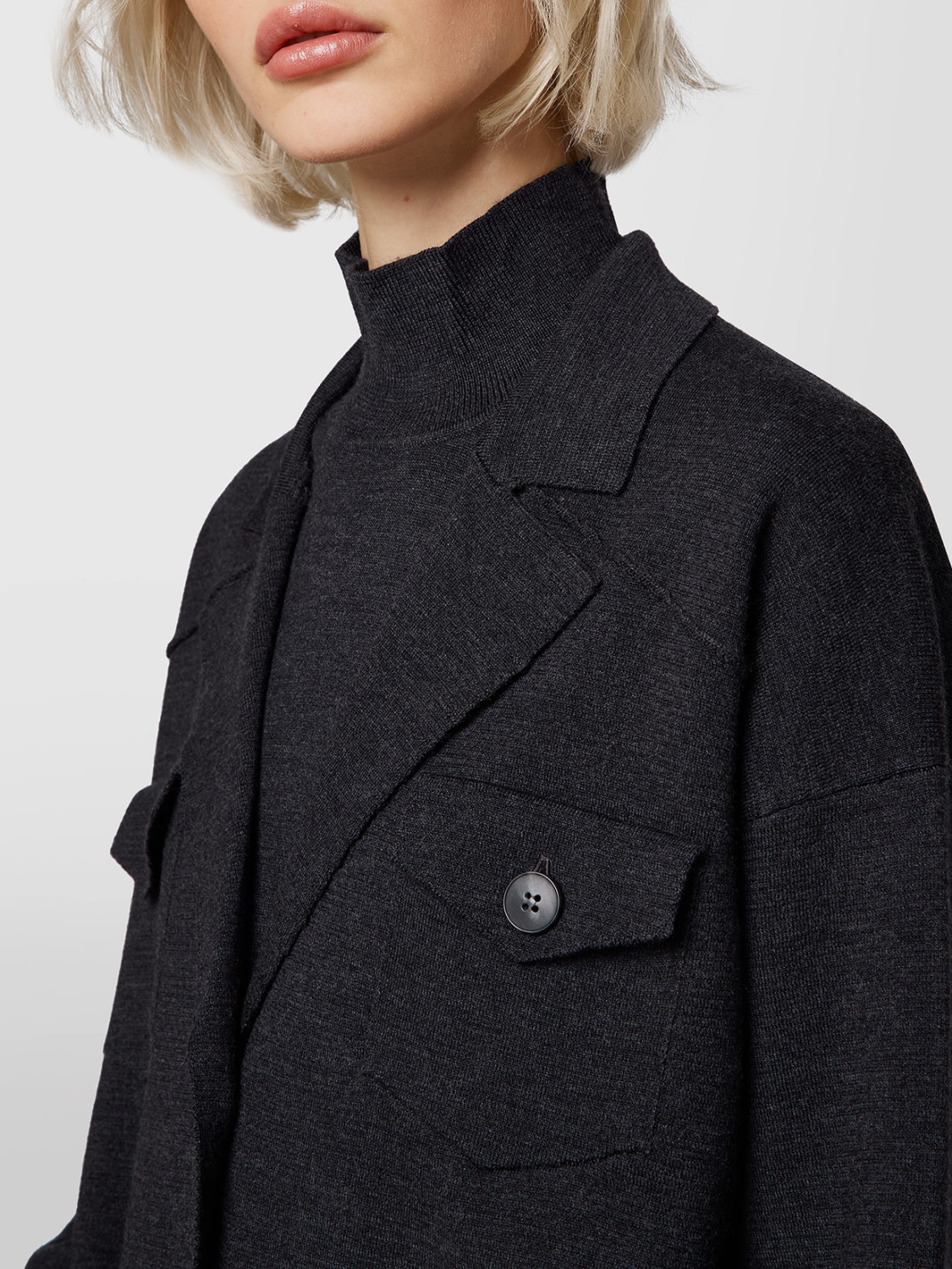 ALPHA STUDIO: CABAN EN MAILLE