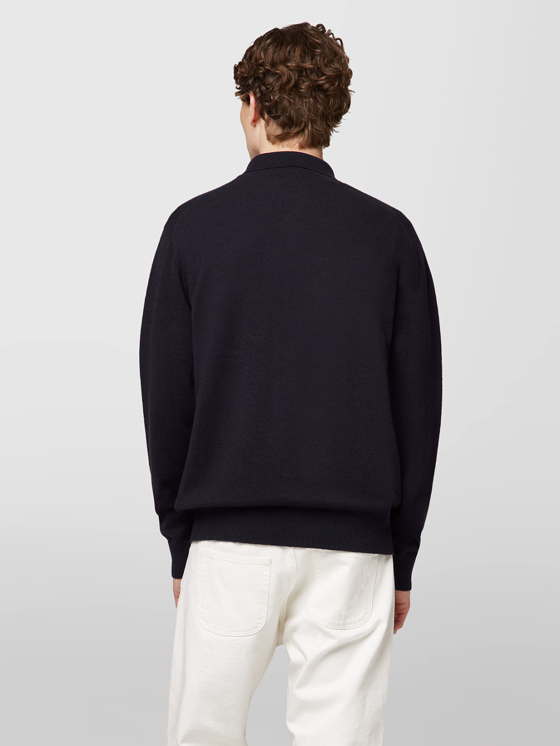 ALPHA STUDIO: BASIC SHIRT IN GEELONG WOOL