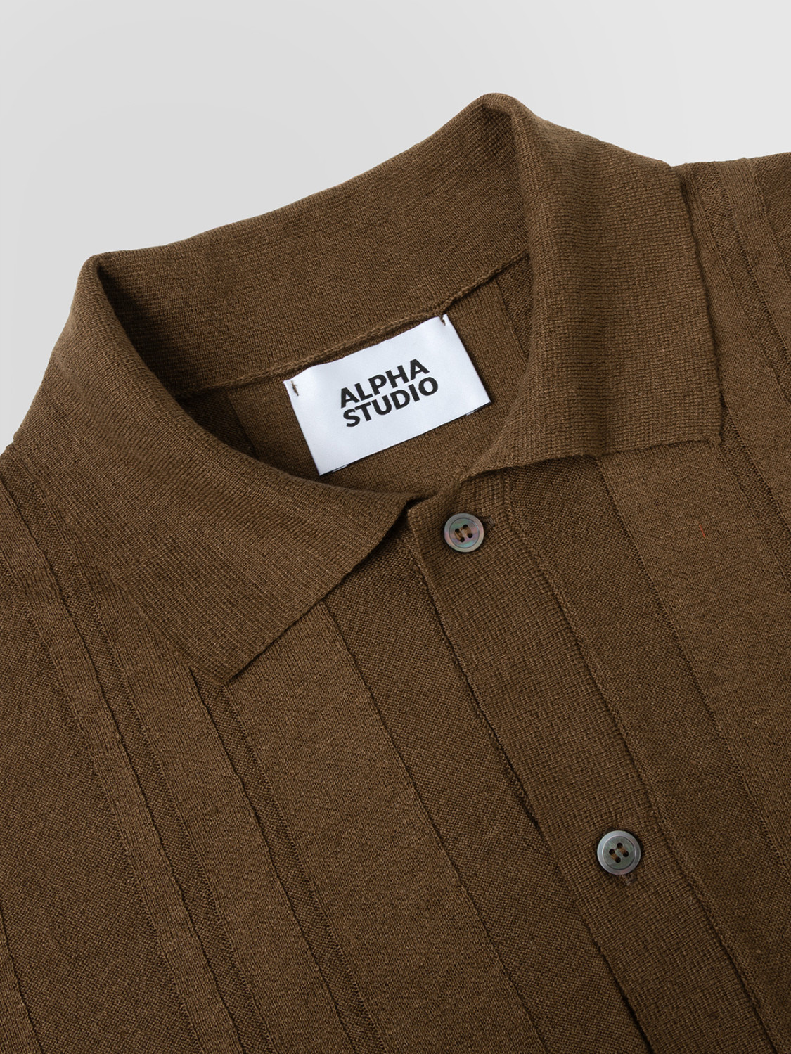 ALPHA STUDIO: LINEN CRAFT SHIRT