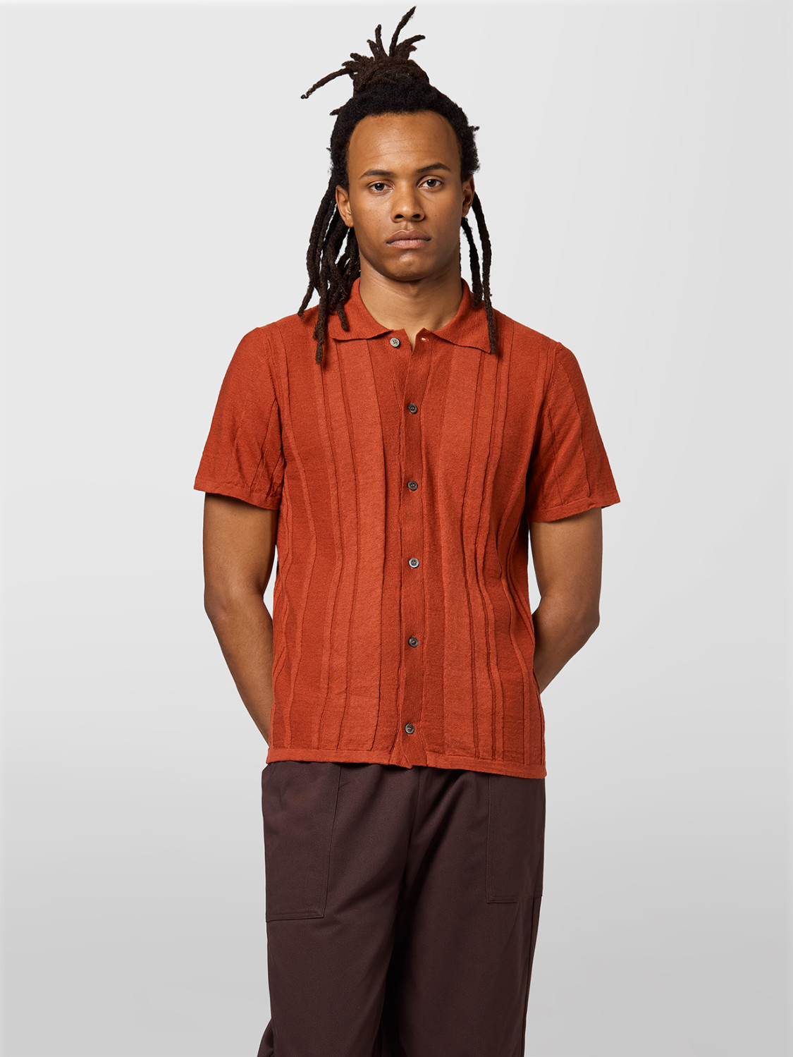 ALPHA STUDIO: CAMISA CRAFT DE LINO