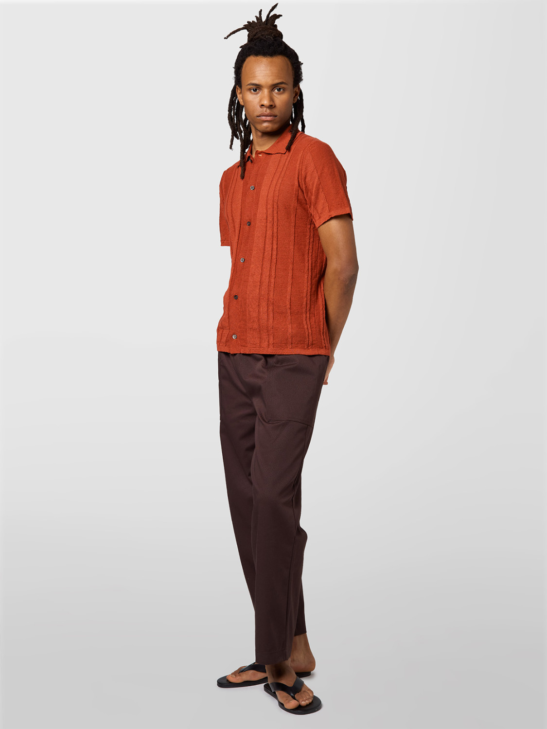 ALPHA STUDIO: CAMISA CRAFT DE LINO