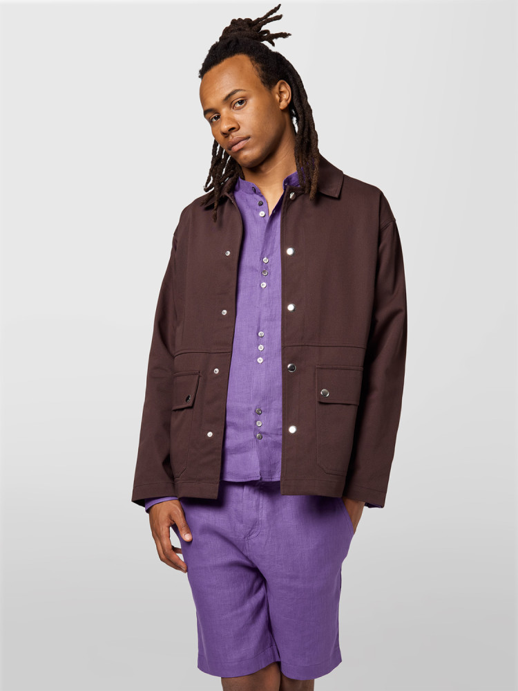 CAMICIA GURU IN LINO