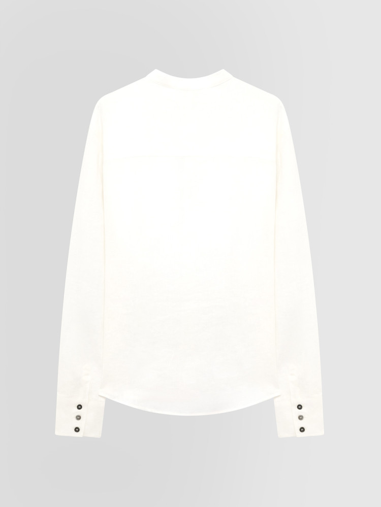 CAMICIA GURU IN LINO