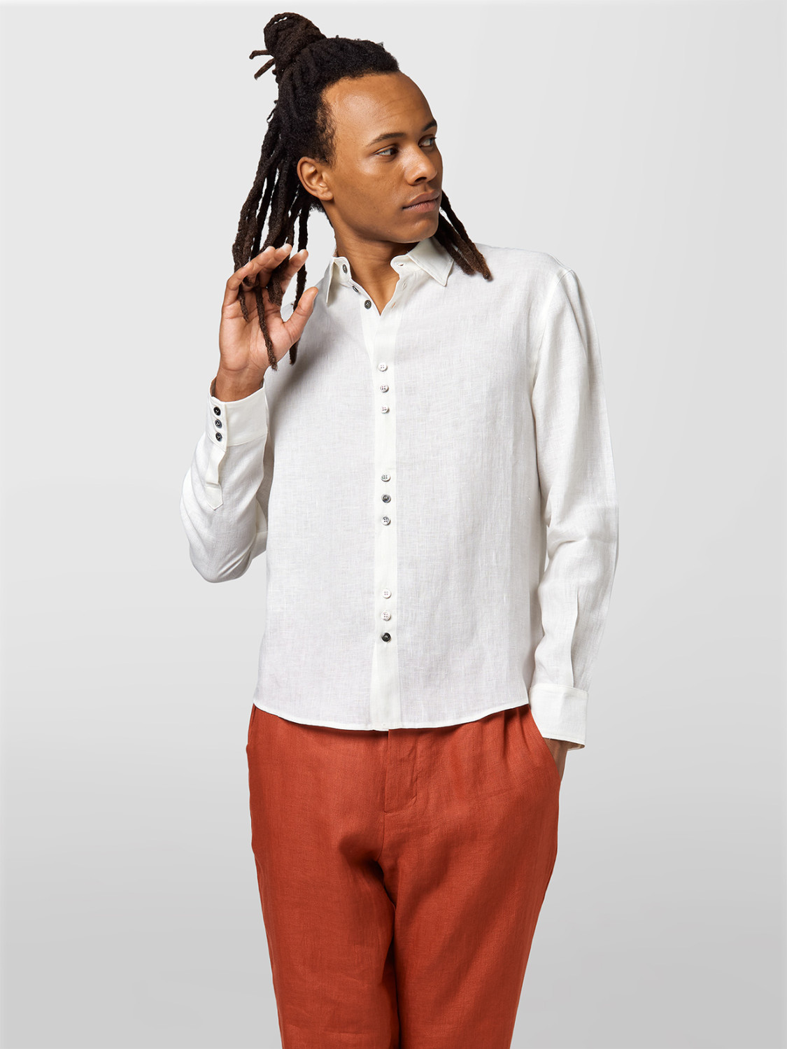 ALPHA STUDIO: CAMICIA IN LINO