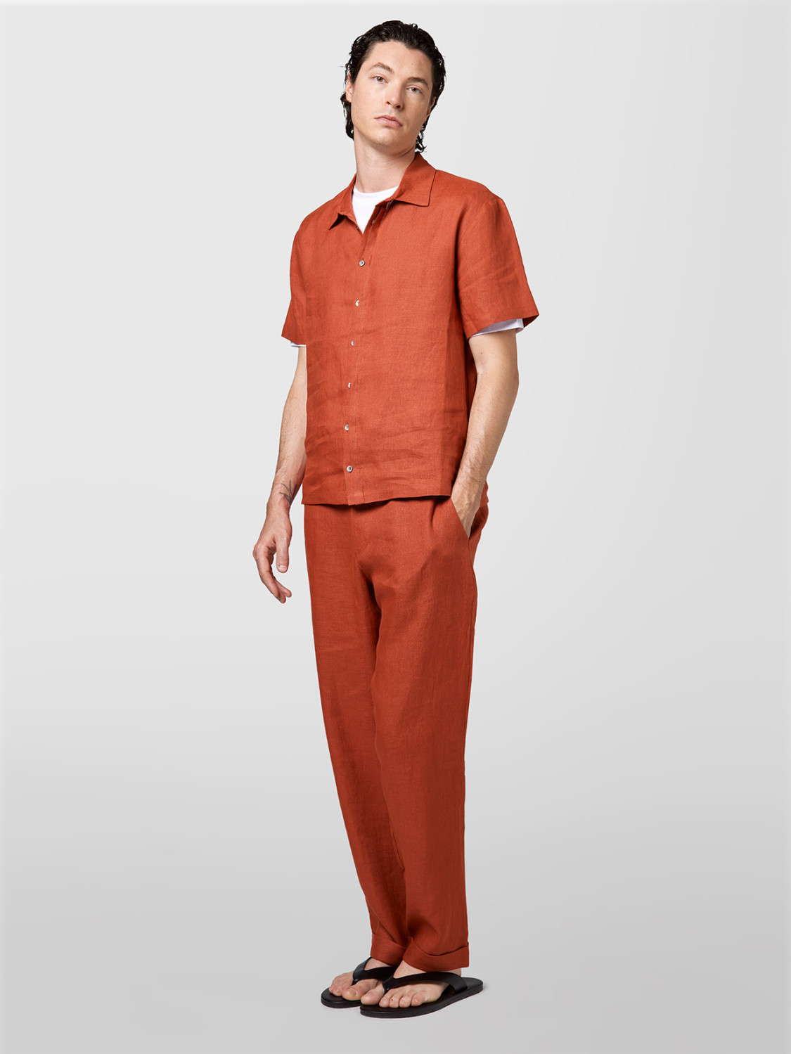 ALPHA STUDIO: CAMICIA IN LINO