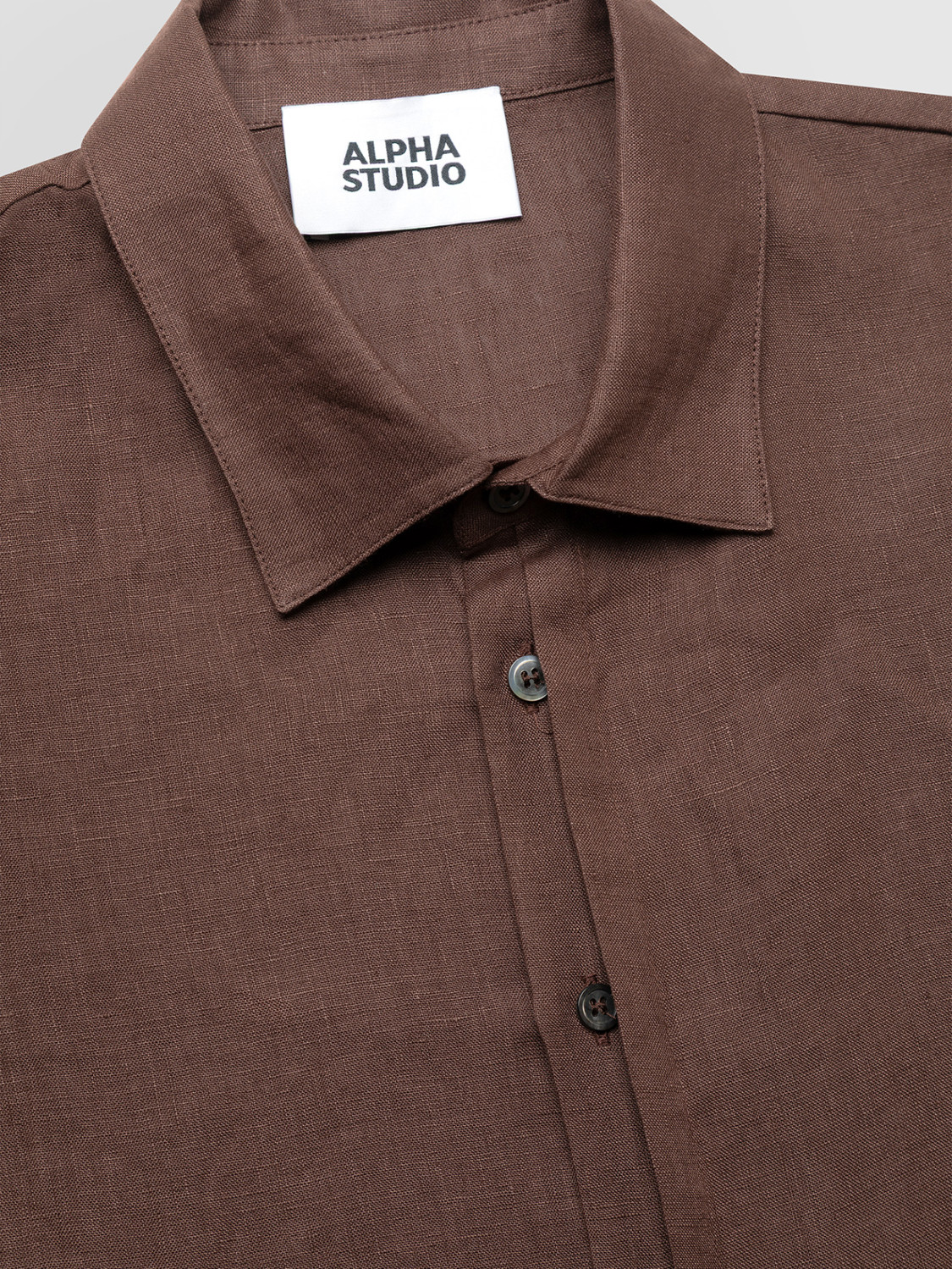 ALPHA STUDIO: LINEN SHIRT