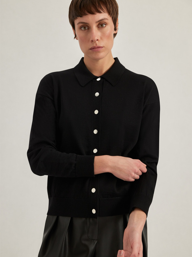 SHIRT IN MERINO WOOL