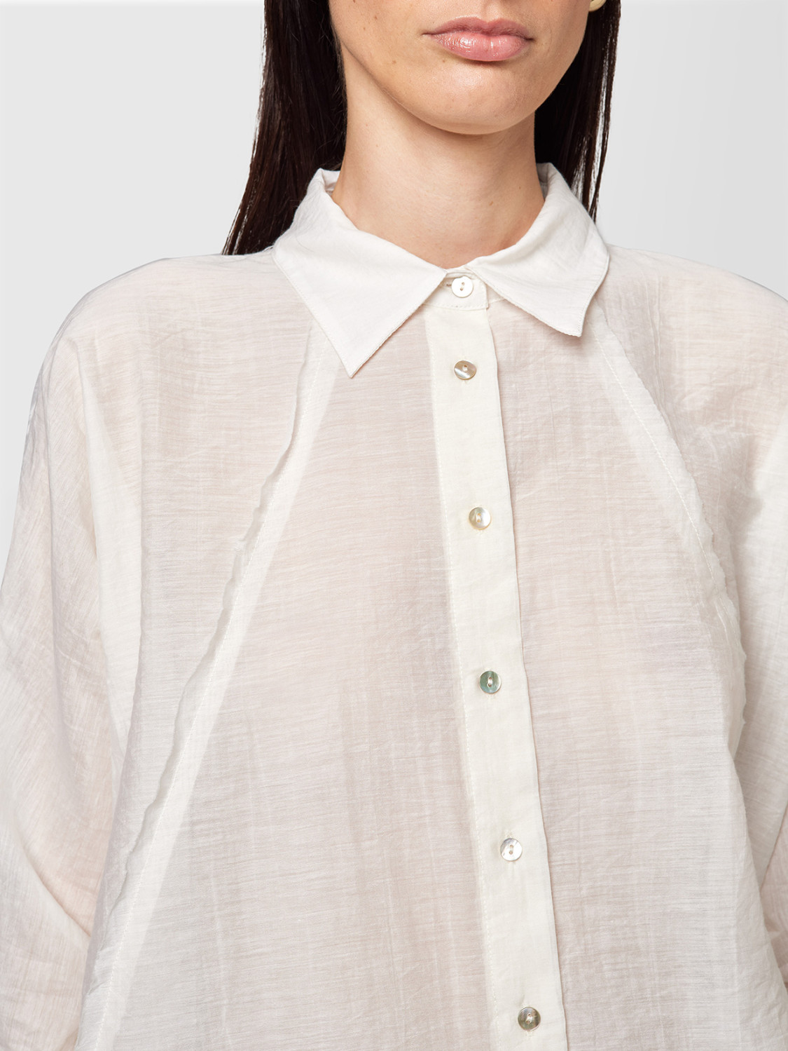 ALPHA STUDIO: MUSLIN SHIRT