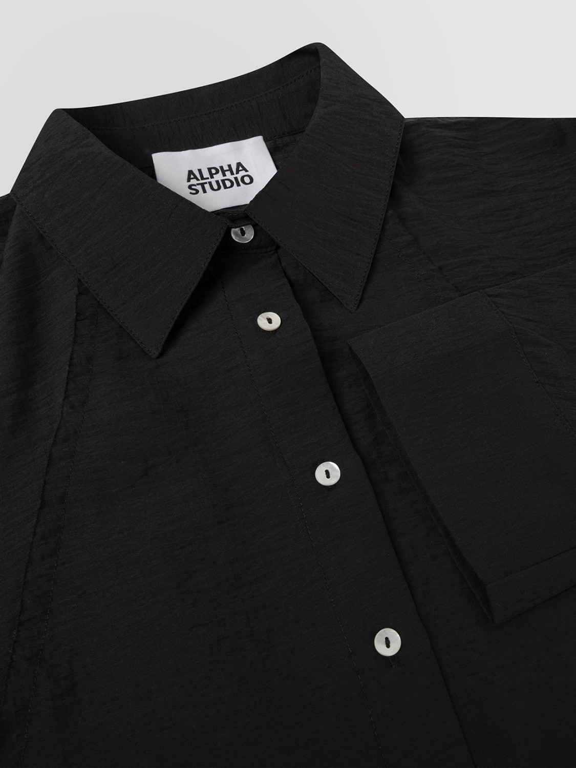 ALPHA STUDIO: CHEMISE EN MOUSSELINE