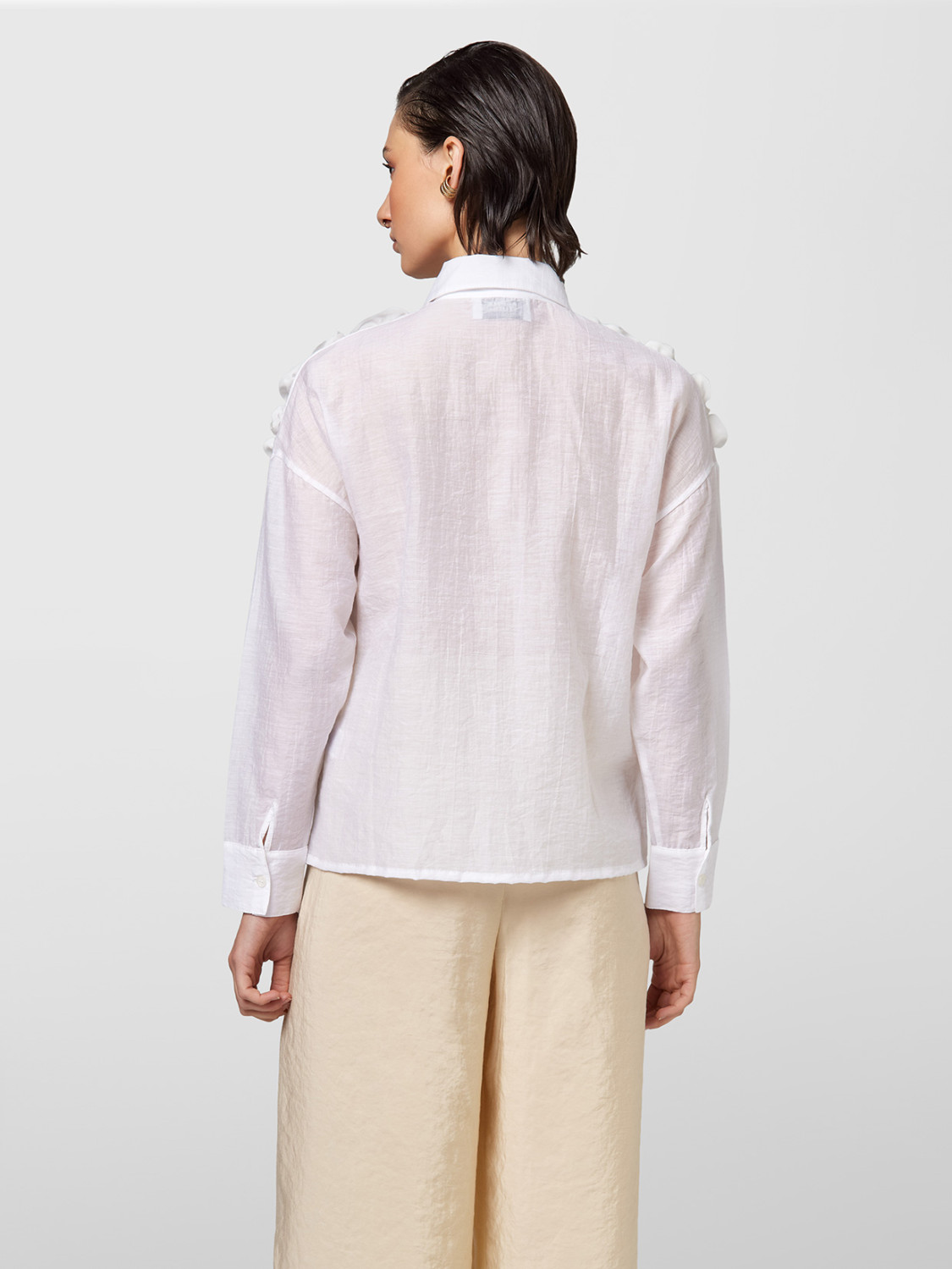 ALPHA STUDIO: RUCHED SHIRT