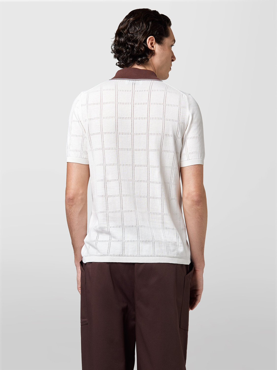 ALPHA STUDIO: CAMISA PERFORADA