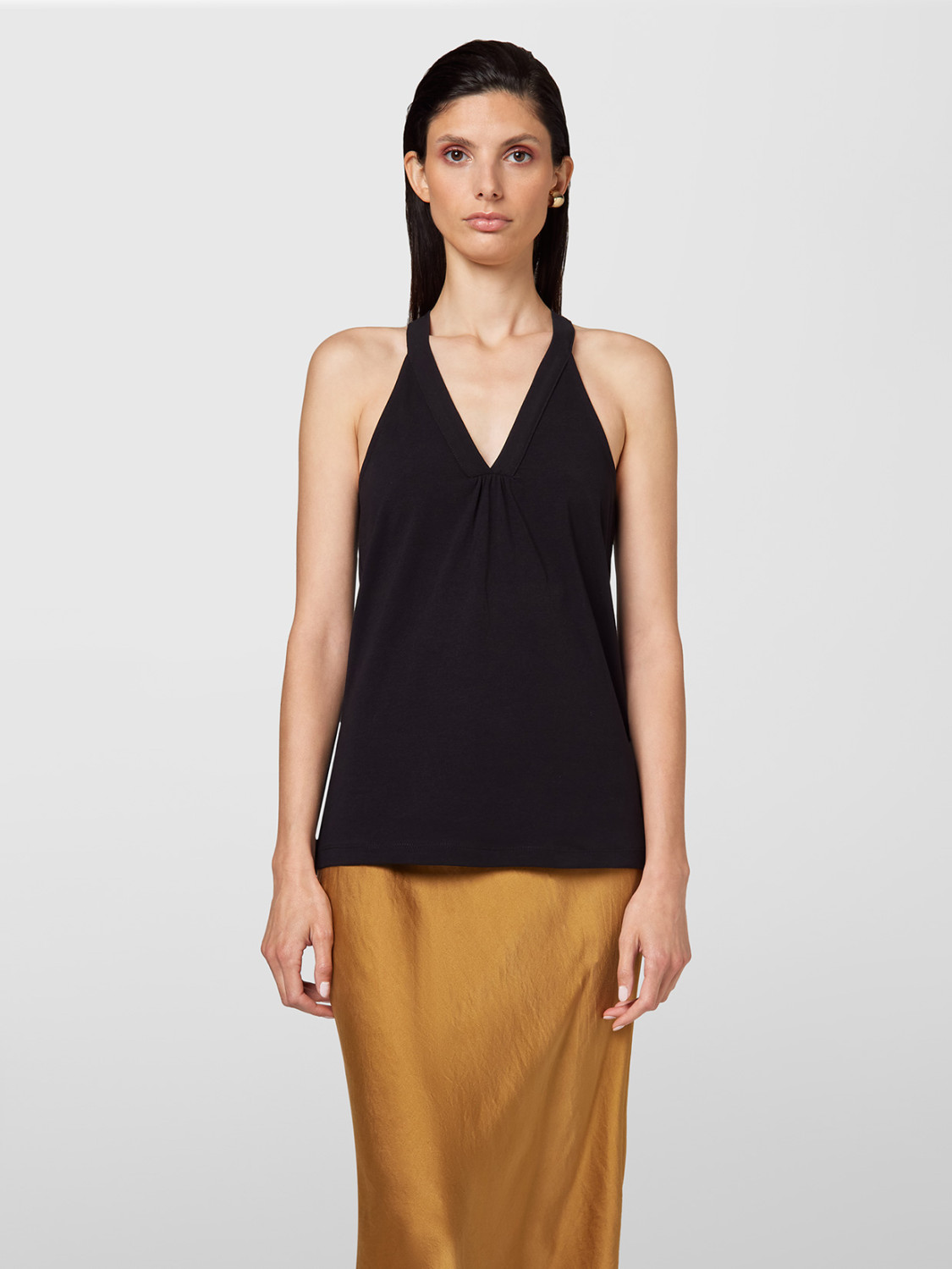 ALPHA STUDIO: CANOTTA IN JERSEY STRETCH