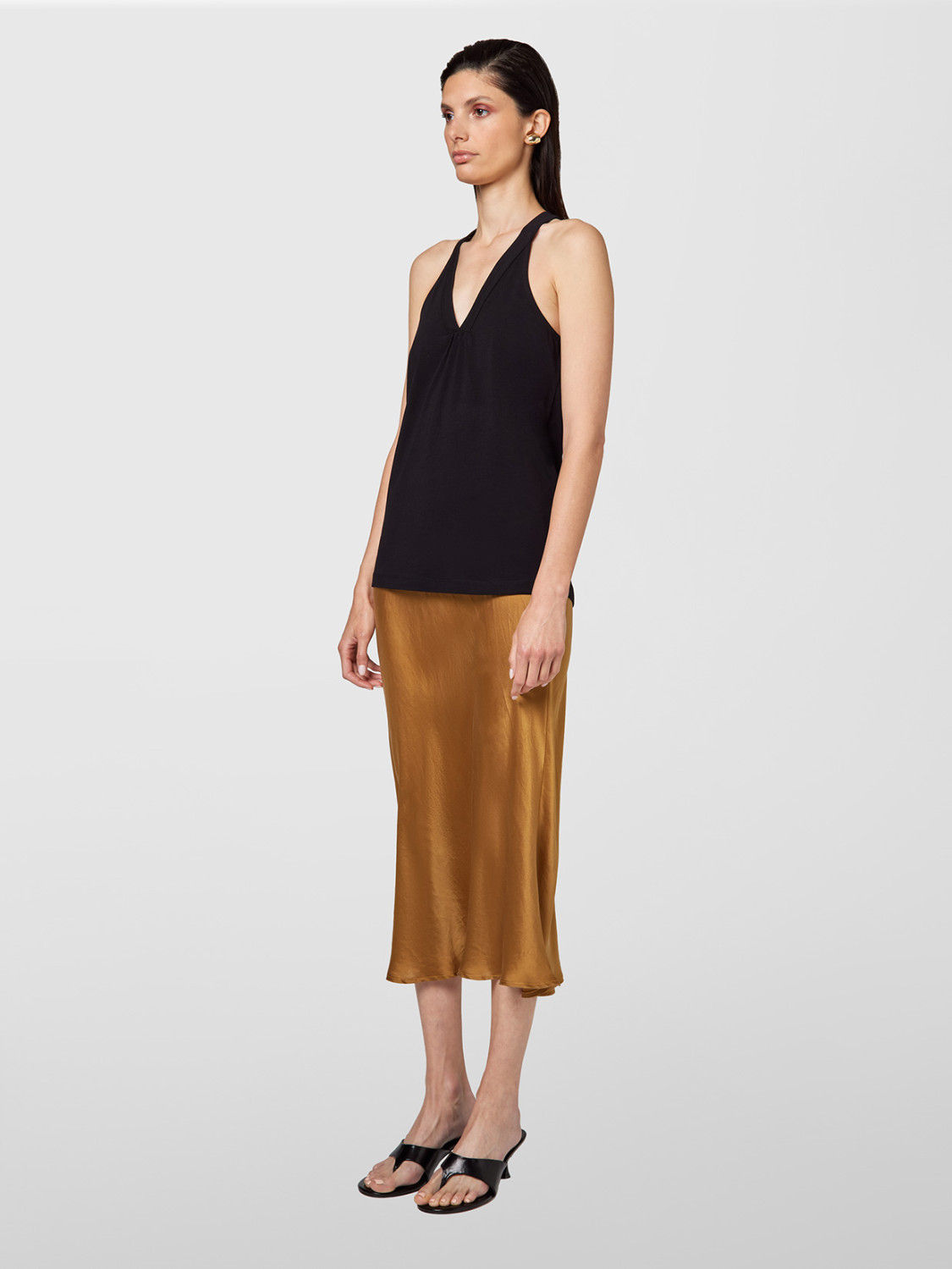 ALPHA STUDIO: CANOTTA IN JERSEY STRETCH