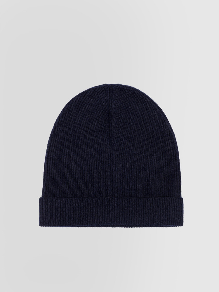 RIBBED HAT IN CASHMERE