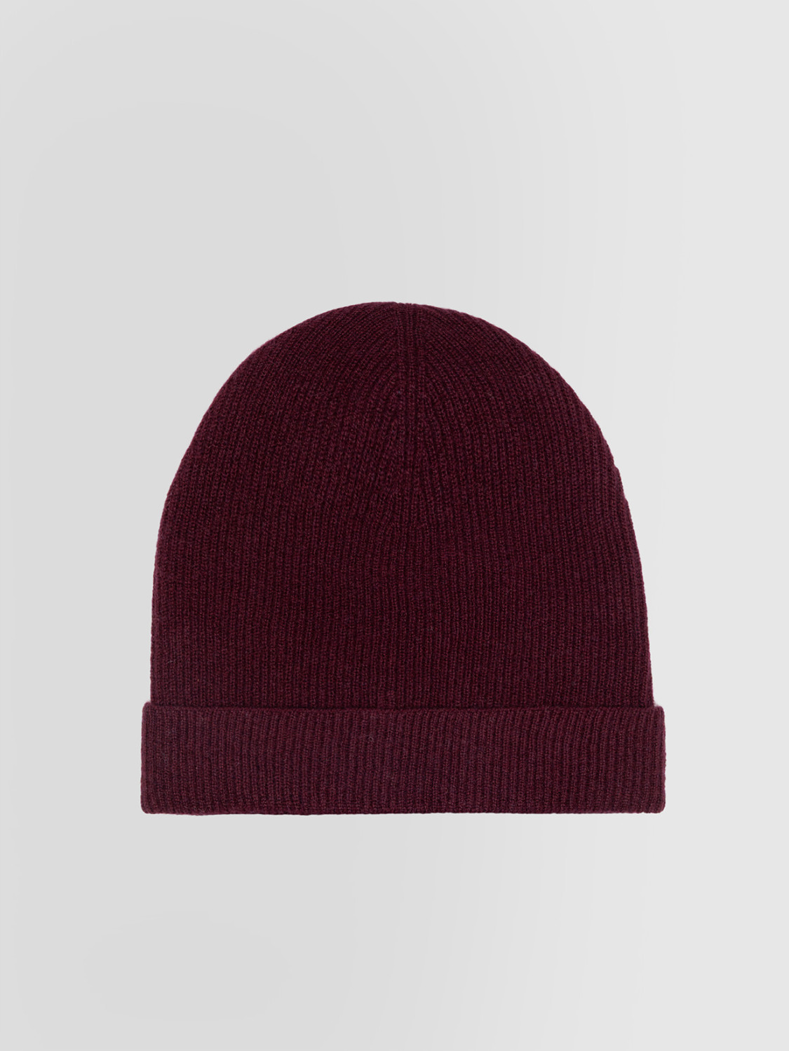 ALPHA STUDIO: RIBBED HAT IN CASHMERE