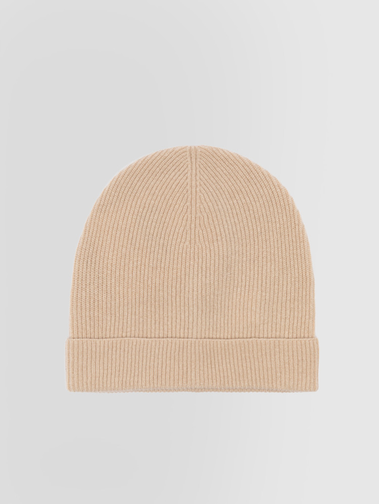 RIBBED HAT IN CASHMERE