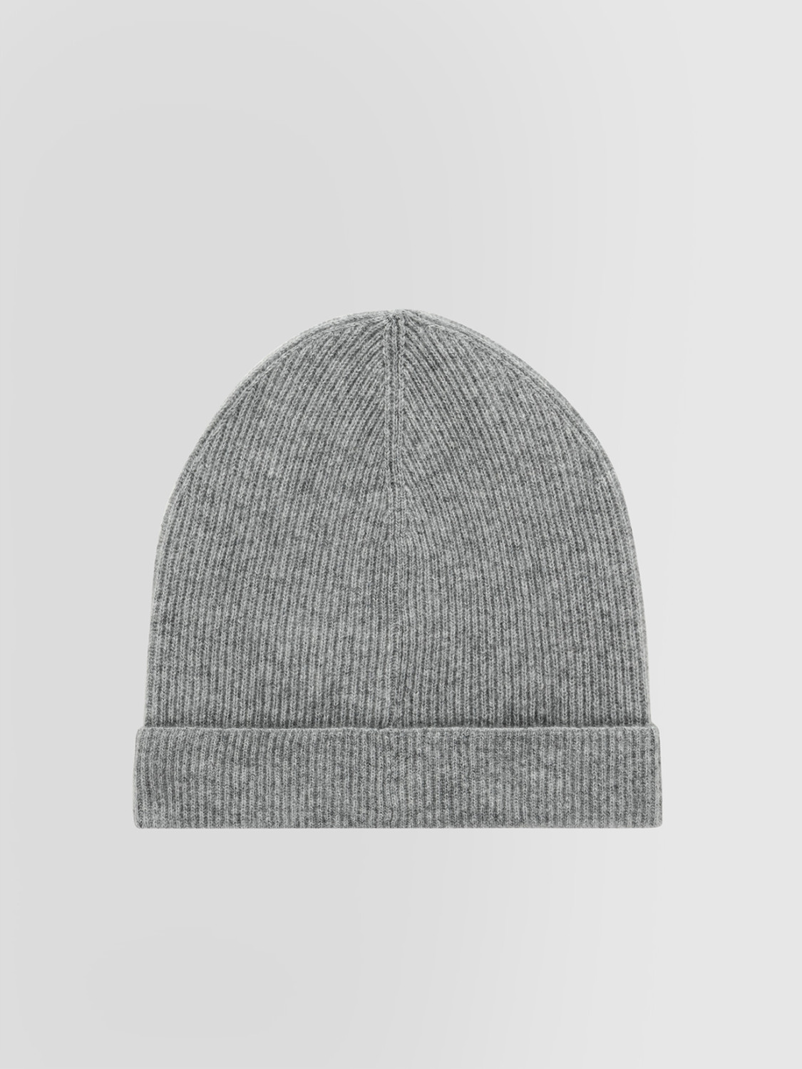 ALPHA STUDIO: RIBBED HAT IN CASHMERE