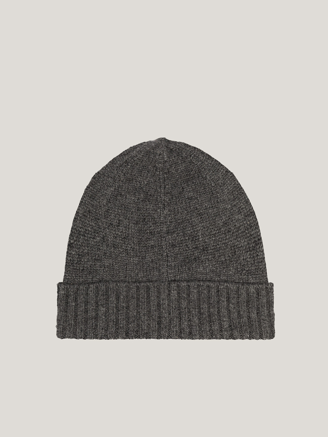 ALPHA STUDIO: GORRO DE PUNTO LISO EN CACHEMIRA