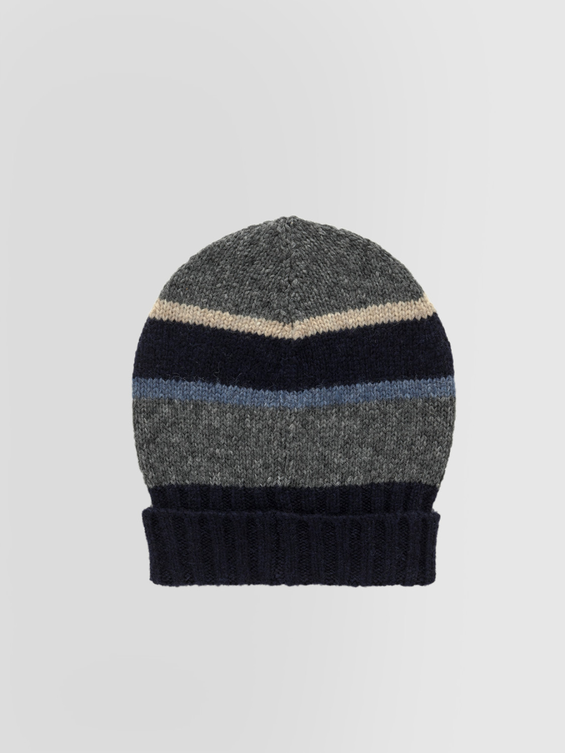 ALPHA STUDIO: STRIPE HAT IN ALPACA