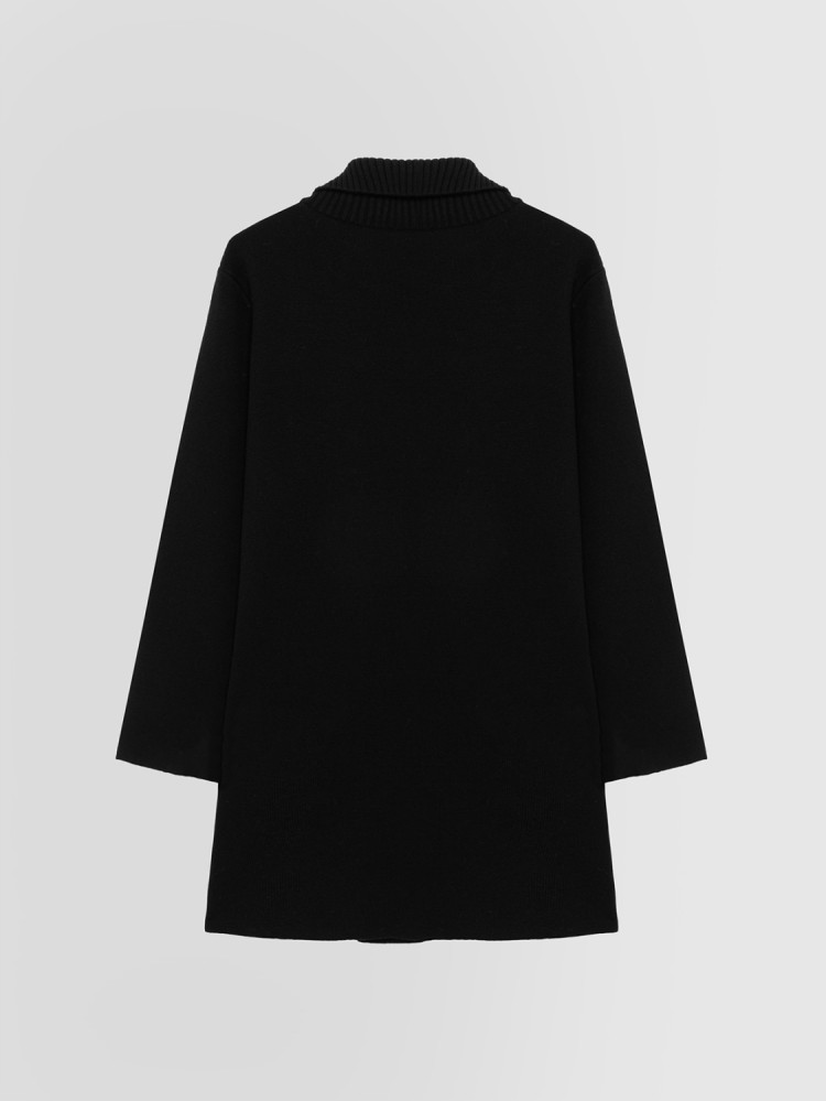 DOUBLE-BREASTED COAT IN GEELONG WOOL