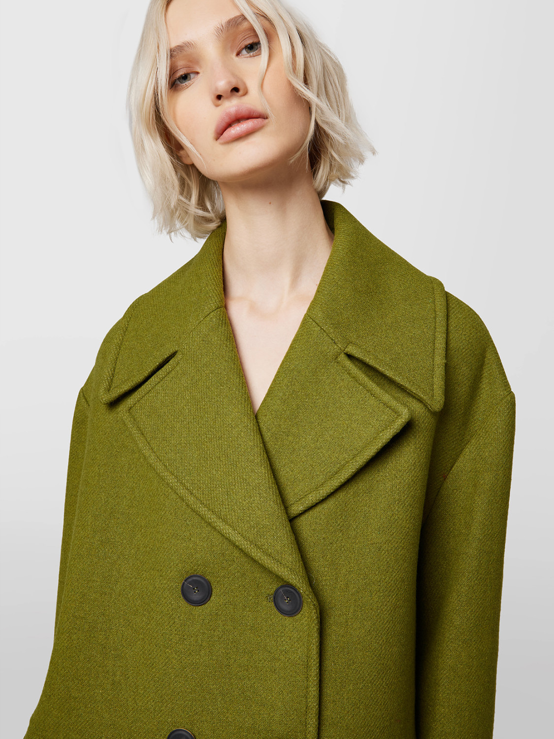 ALPHA STUDIO: CAPPOTTO DOPPIOPETTO IN PANNO LANA