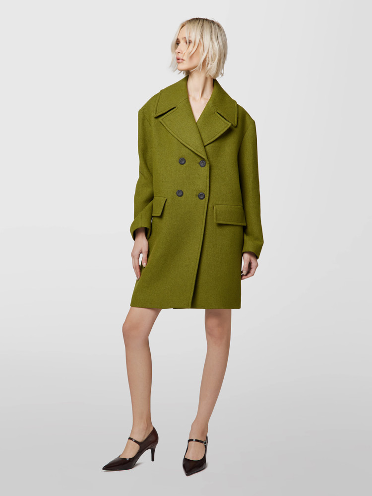 CAPPOTTO DOPPIOPETTO IN PANNO LANA