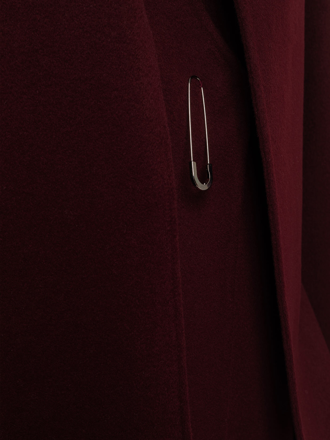 ALPHA STUDIO: SCARF COLLAR DOUBLE COAT