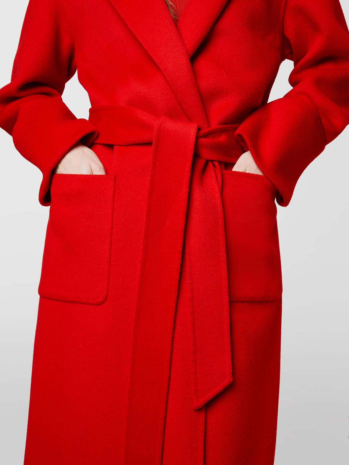 ALPHA STUDIO: CAPPOTTO DOUBLE CON CAPPUCCIO E CINTURA