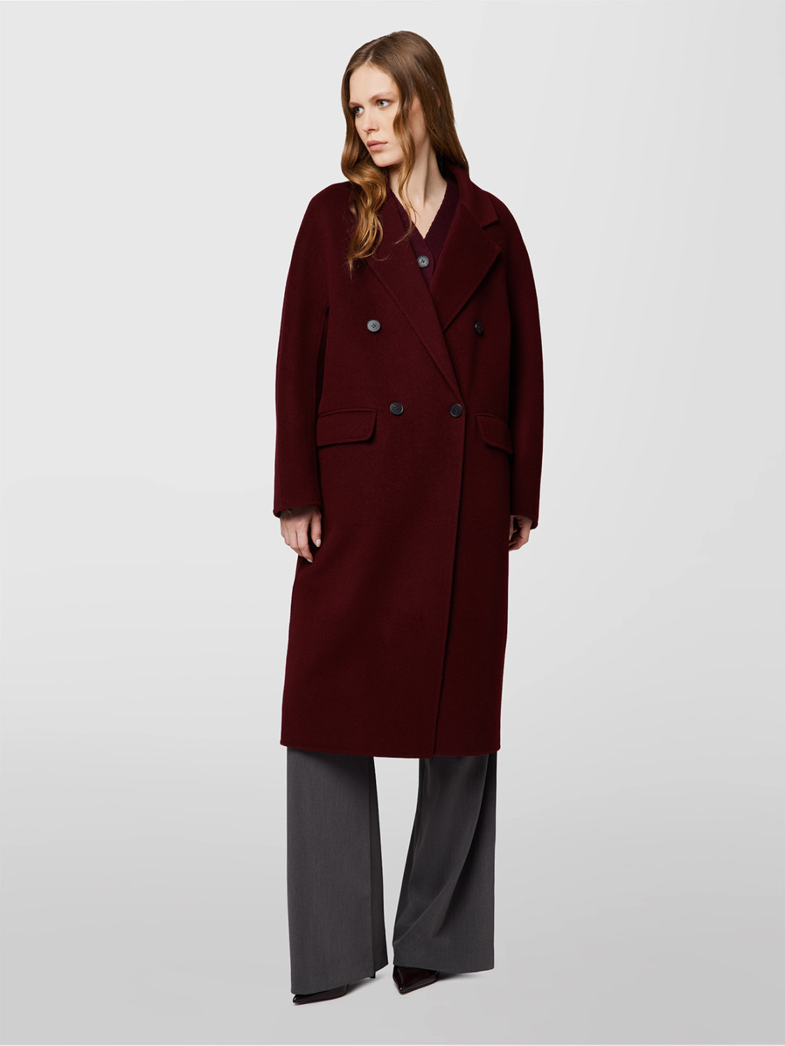 ALPHA STUDIO: MANTEAU DOUBLE