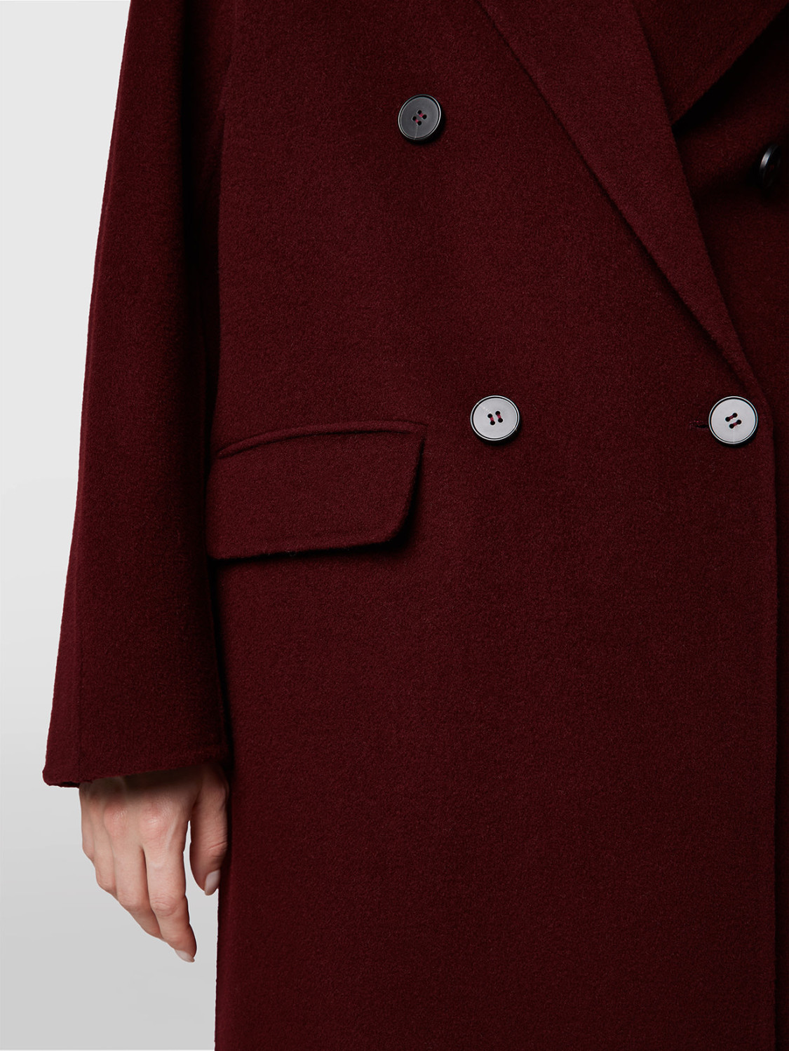 ALPHA STUDIO: MANTEAU DOUBLE