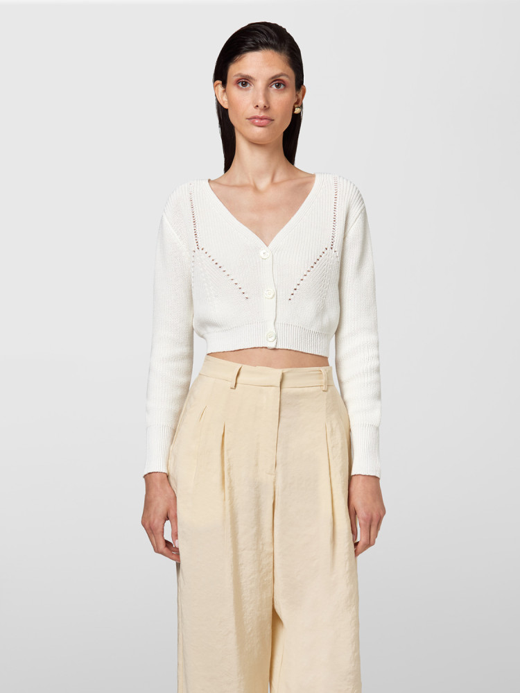 CARDIGAN CROP NEW ROMANTIC