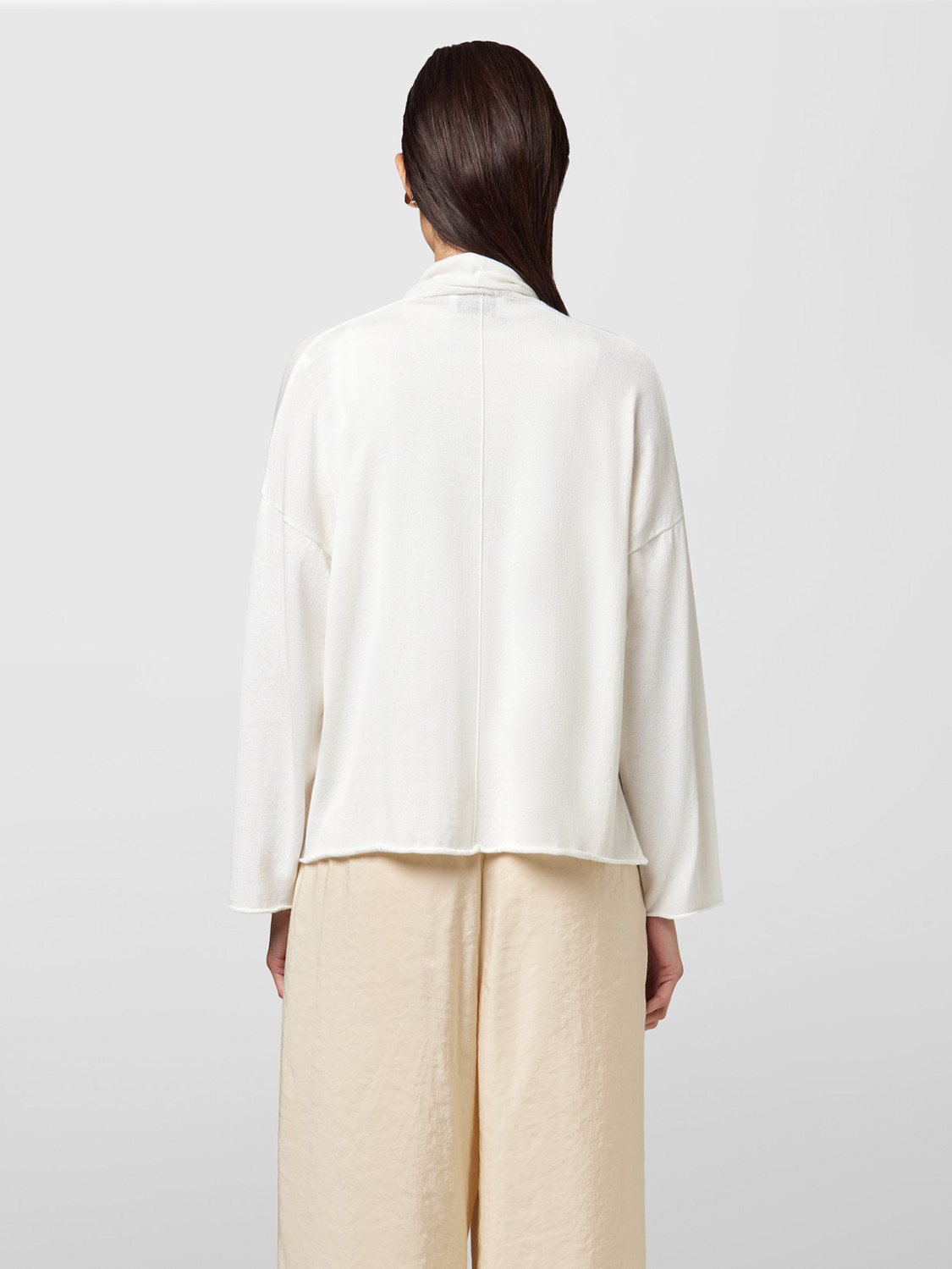 ALPHA STUDIO: CREPE CARDIGAN