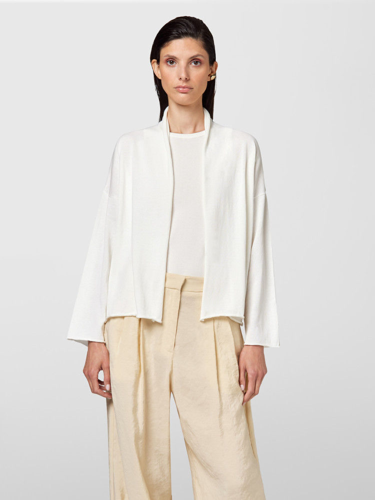 CARDIGAN IN CREPE