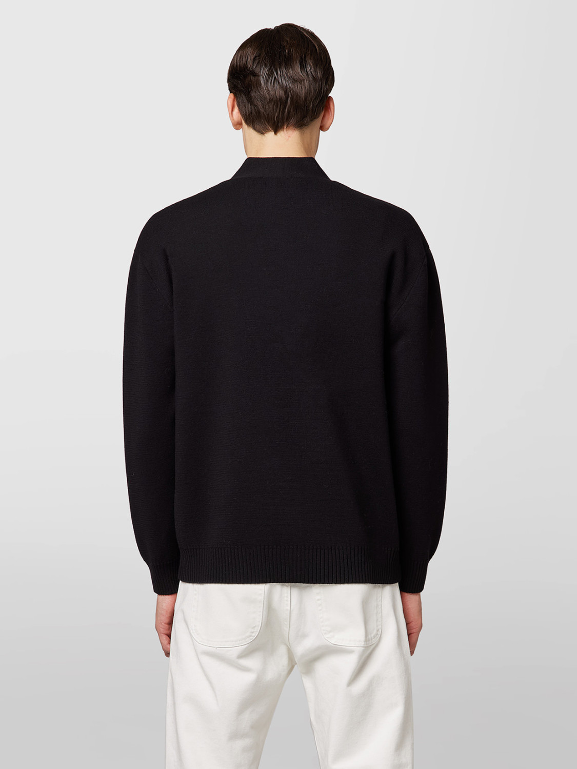 ALPHA STUDIO: CARDIGAN IN FABRIC KNIT