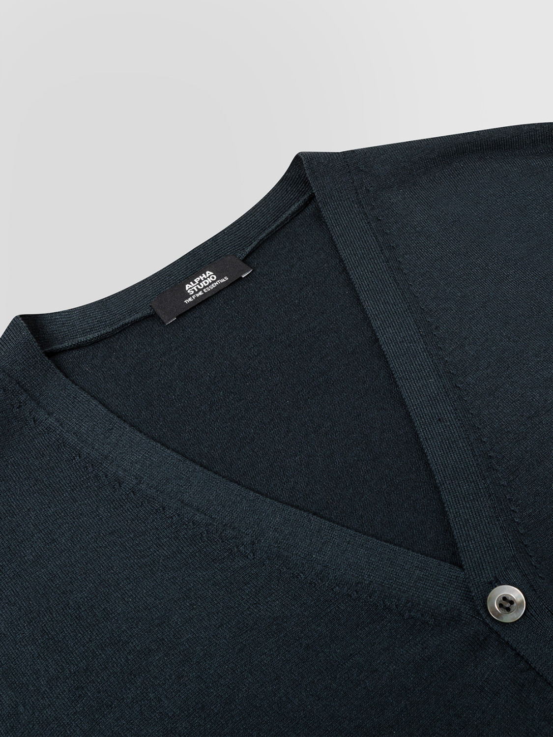 ALPHA STUDIO: CARDIGAN IN SETA E CASHMERE